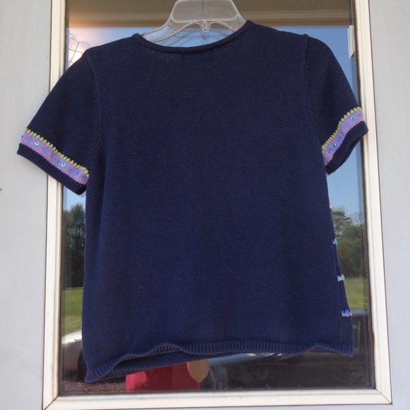 VINTAGE embroidery & sequin detail sweater - Picture 9 of 11